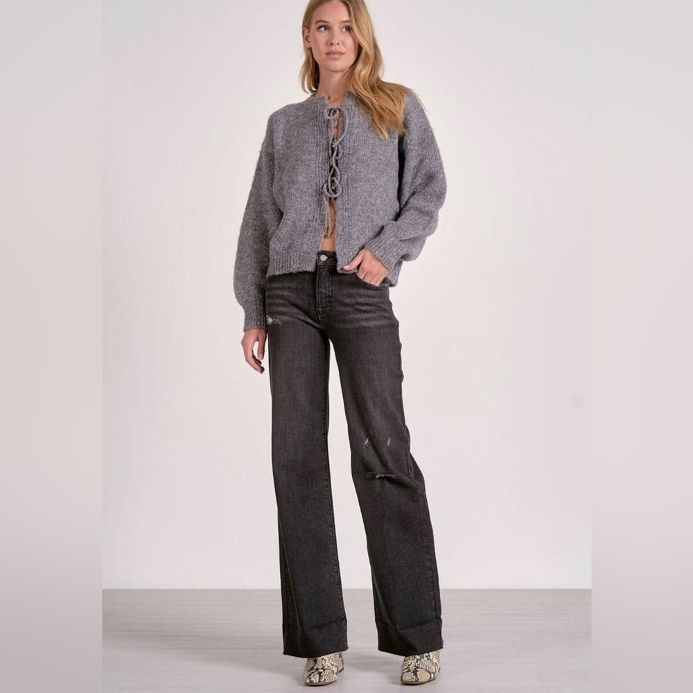 Elan Tie Front Sweater